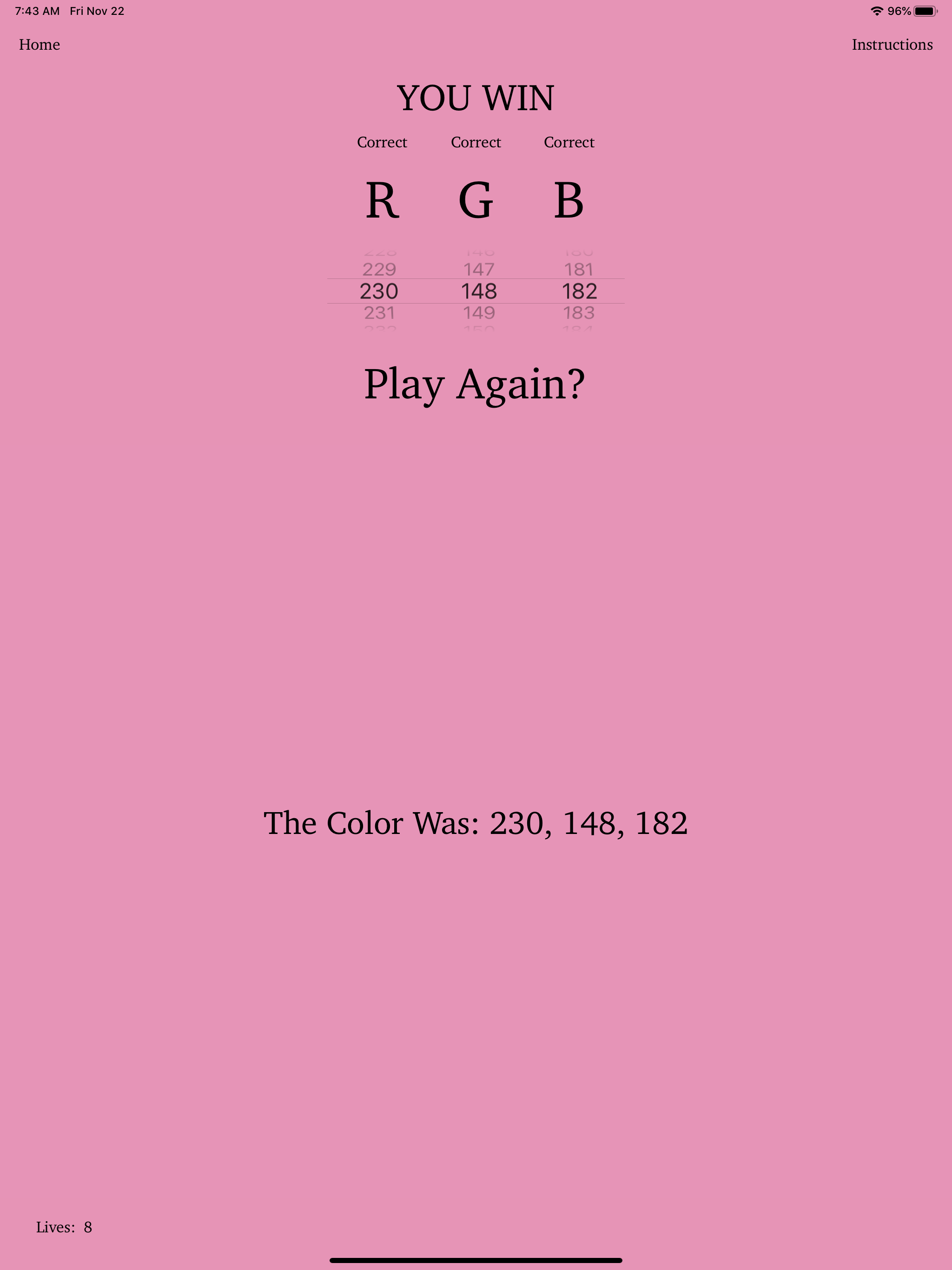 Color Guesser