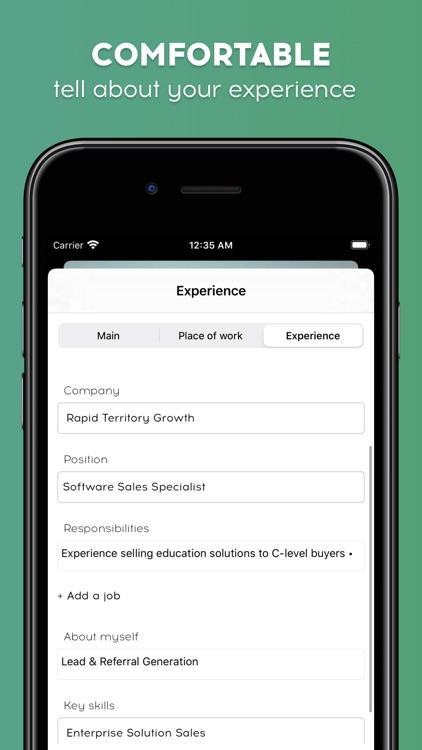 AI resume builder for linkedin screenshot-3
