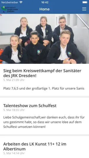 Gymnasium Bürgerwiese Dresden screenshot 1