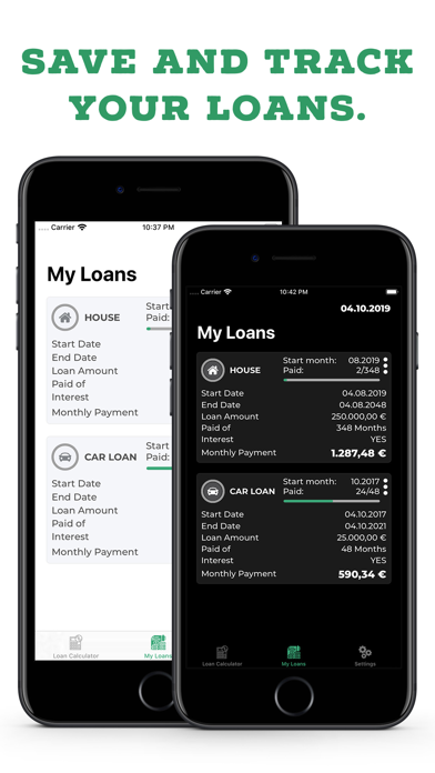 Screenshot #2 pour Loan Calculator and Manager