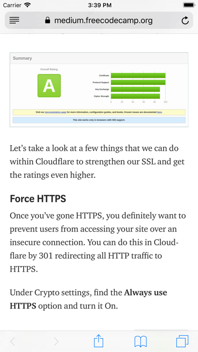 Screenshot #2 pour HTTPS Now for Safari