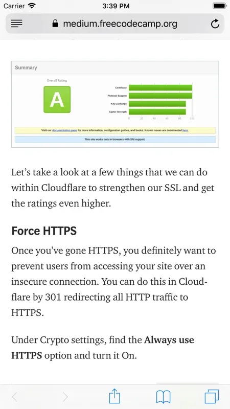 HTTPS Now for Safari screenshot 2 of 3