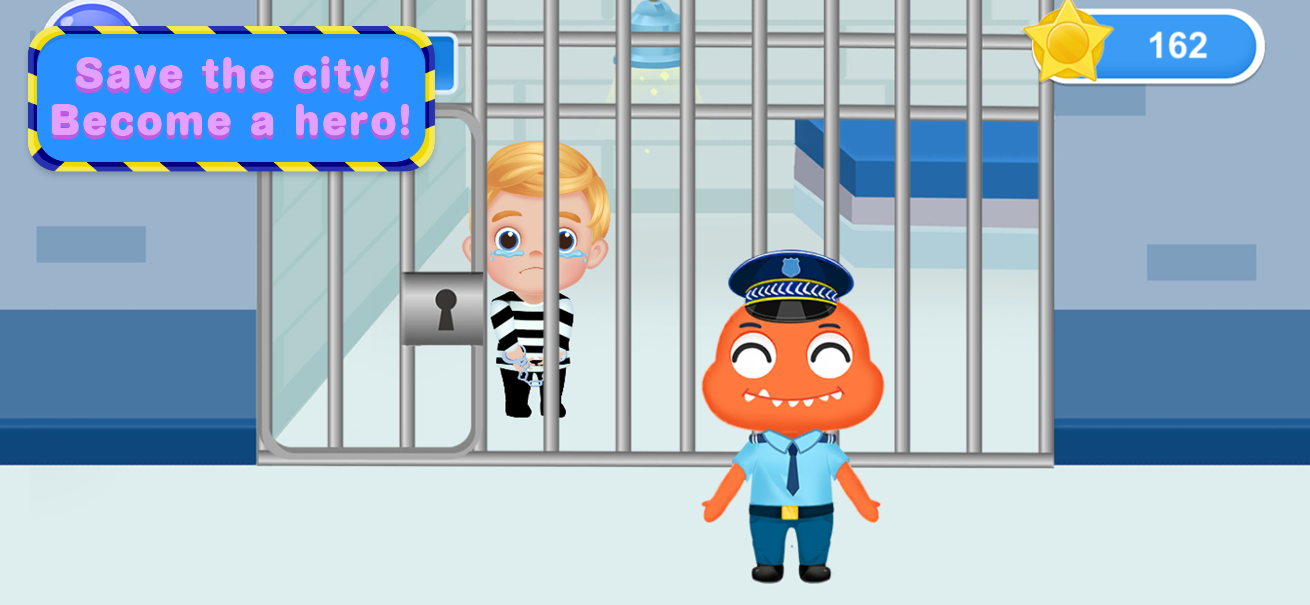 Kids Police Car Driving Game