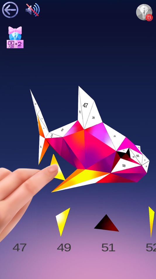 #2. LowPoly 3D Art: Paint by Numbe (iOS) 由: AA2G1 LTD