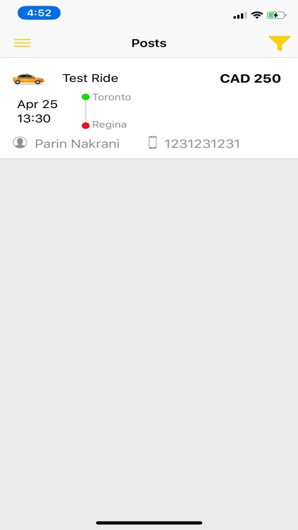 Hop On Ride - Rideshare