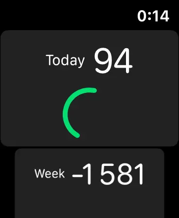 Screenshot #1 pour Calorie Tracker°
