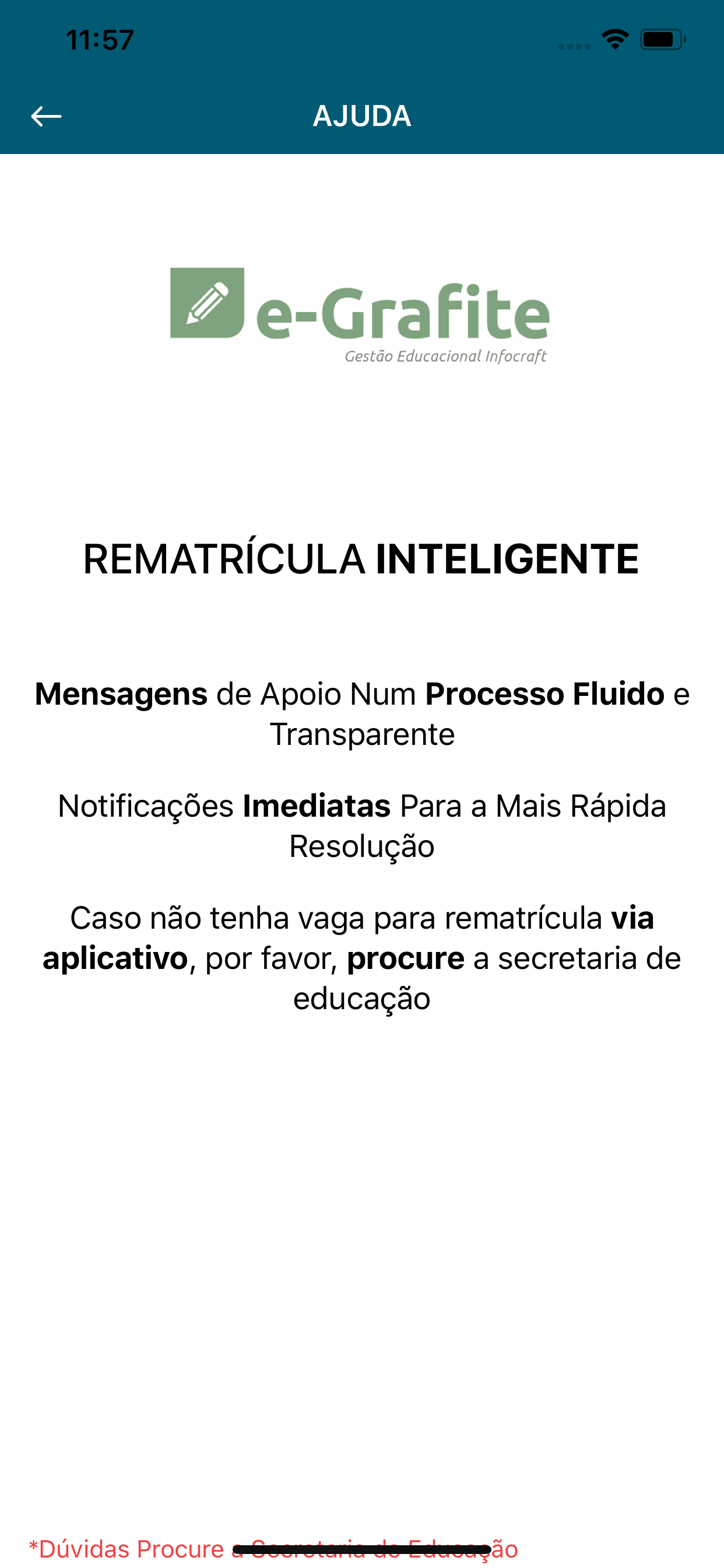 e-Grafite Matrícula