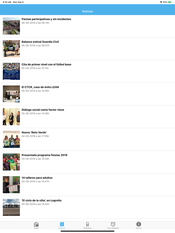 Screenshot #5 pour MEDIOS RIOJA