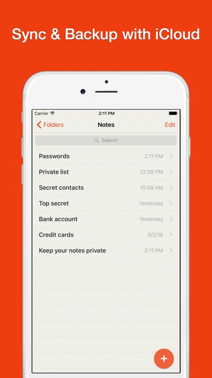 Lock Notes - Passcode Protect