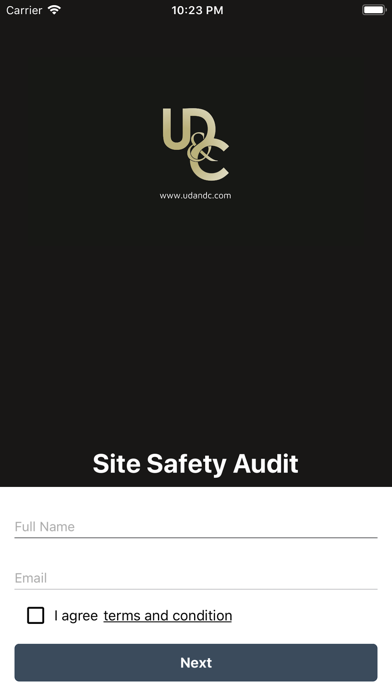 Site Safety Audit Screenshot