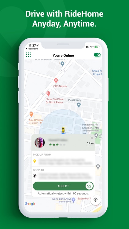eRideHome Driver screenshot-6