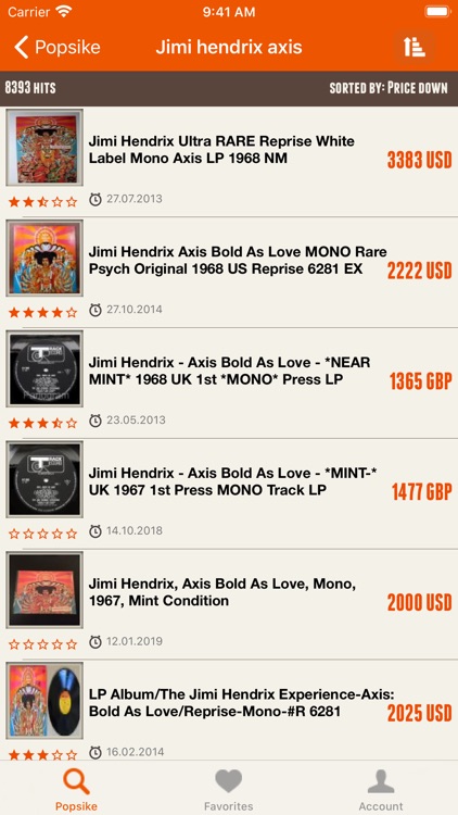 popsike.com screenshot-4