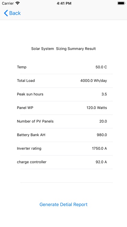 Solar Power System Calculation screenshot-5