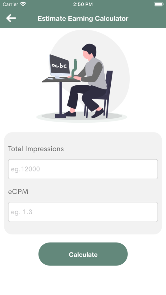 #2. eCPM, CTR, RPM Calculator (iOS) 게시자: Ajay Gorasiya