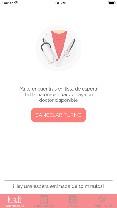 Doctor en casa Convenios Screenshot