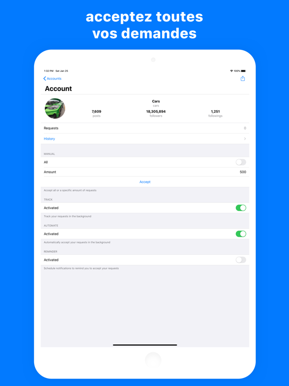 Screenshot #5 pour Follow Accepter pour Instagram