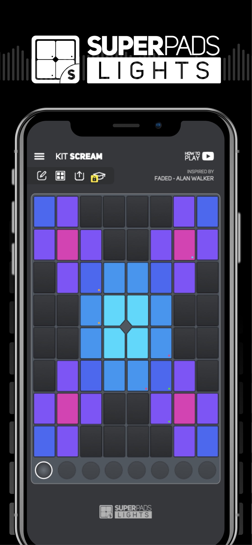SUPER PADS LIGHTS – Be a DJ Cheat Codes