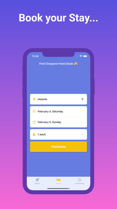 Booking Cheap Trip Screenshot