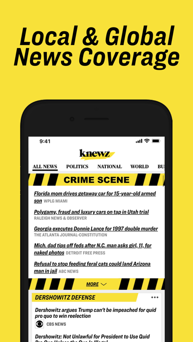 Knewz: Current US News Feed Screenshot