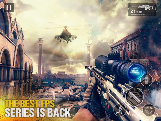 Modern Combat 5 iPad app afbeelding 1