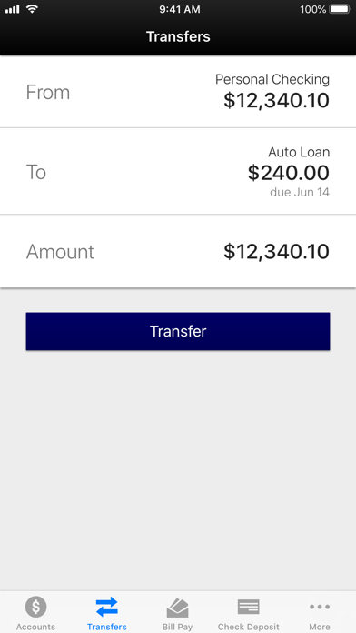 First Piedmont Mobile Banking Screenshot