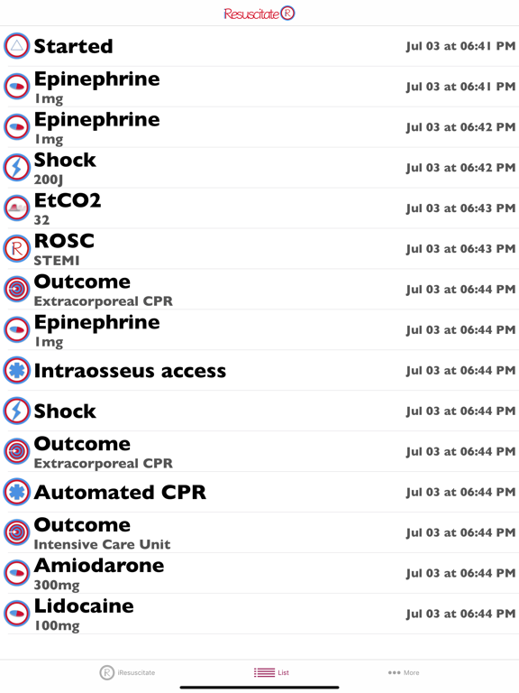 Screenshot #5 for iResuscitate