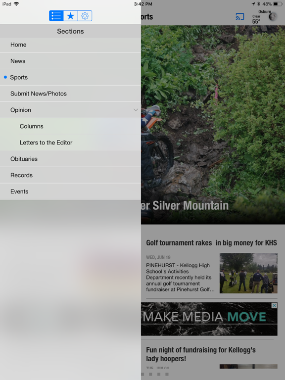 Shoshone News Press iPad screenshot 3 - News app