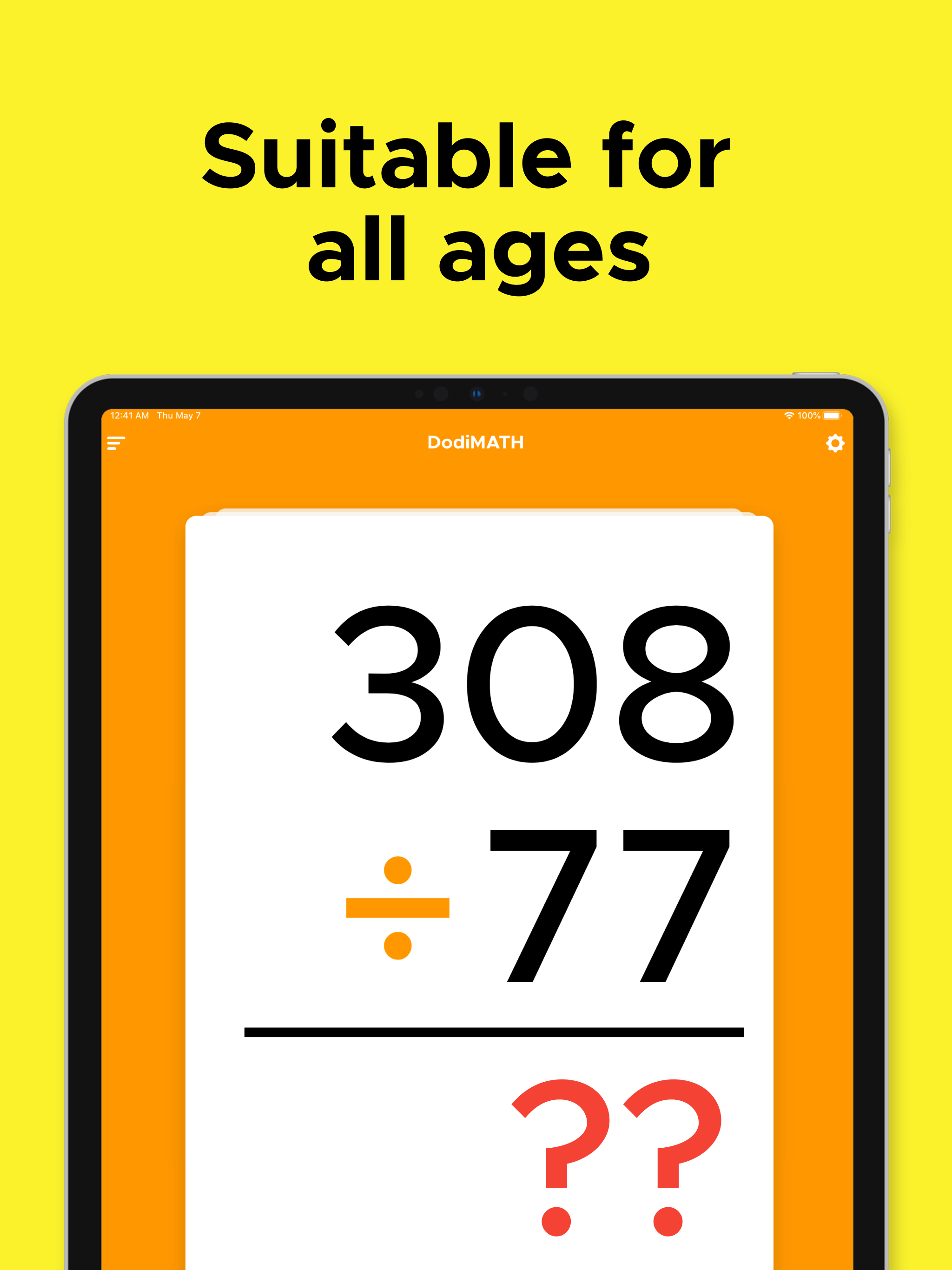 Math Flash Cards by DodiCards