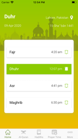 Taibah Islamic - Prayer Times screenshot