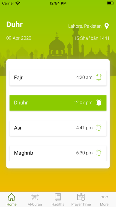 Taibah Islamic - Prayer Times Screenshot
