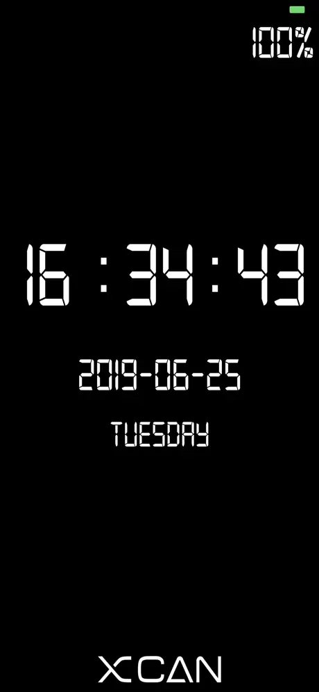 XCAN Clock - Digital Clock