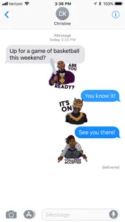 marvel stickers: black panther iphone screenshot 4