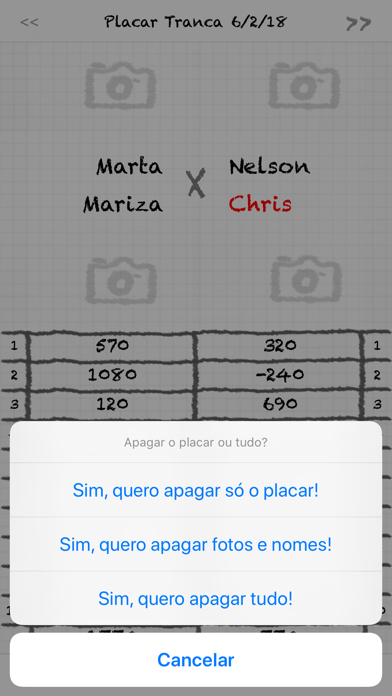 Placar Tranca Screenshot