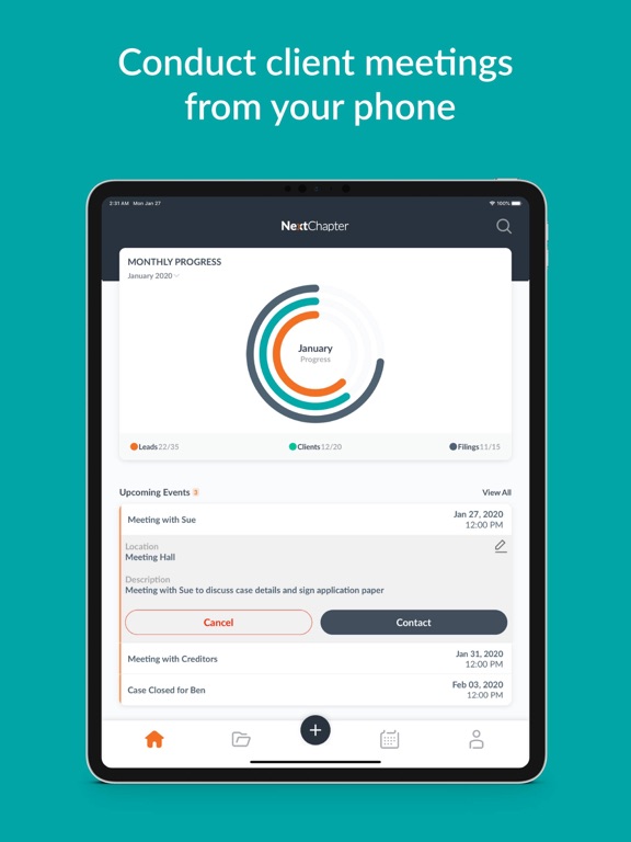 NextChapterBK iPad screenshot 2 - Business app