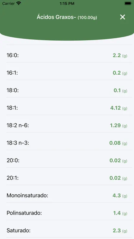 Taco App: Tabela Nutricional screenshot 6 of 6