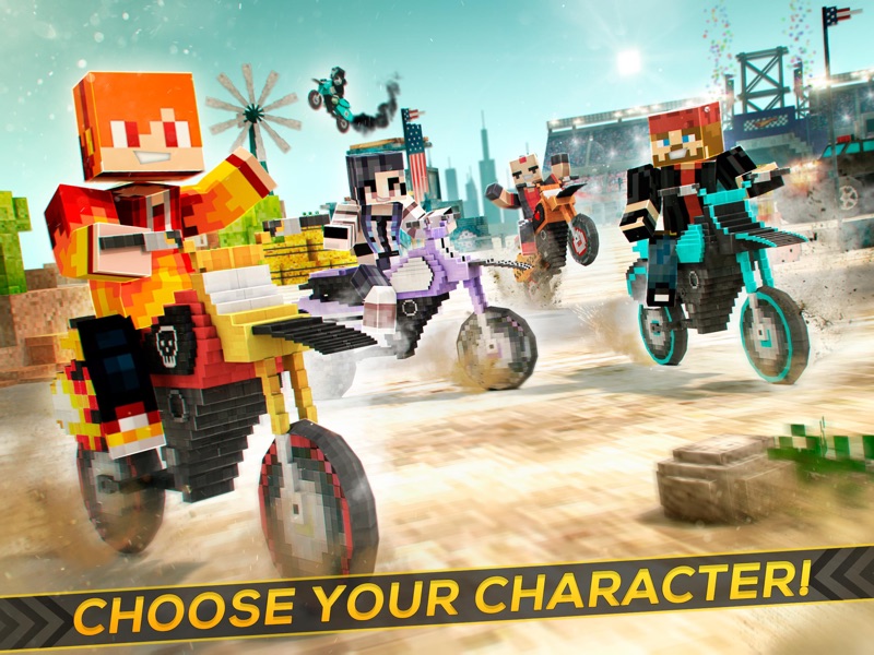 Block Motos | Dirt Bike Races screenshot 8