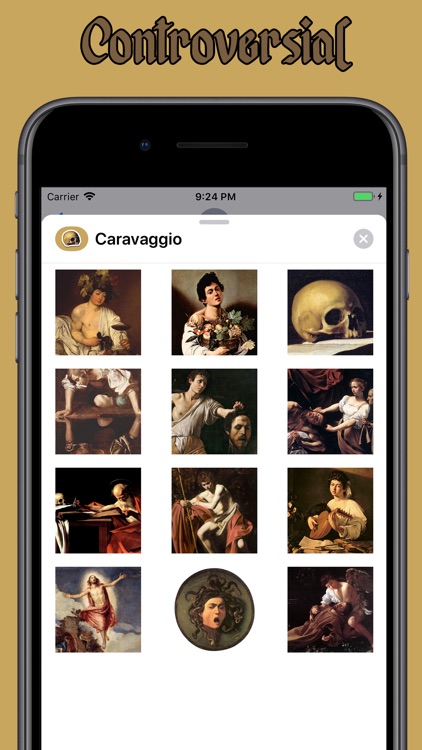 Caravaggio Stickers