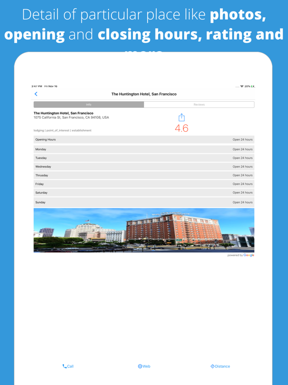 Explore Nearby iPad screenshot 3 - Travel app