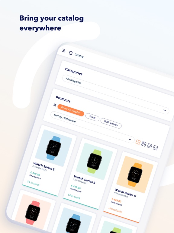 Yuto, le CRM mobile et futé iPad screenshot