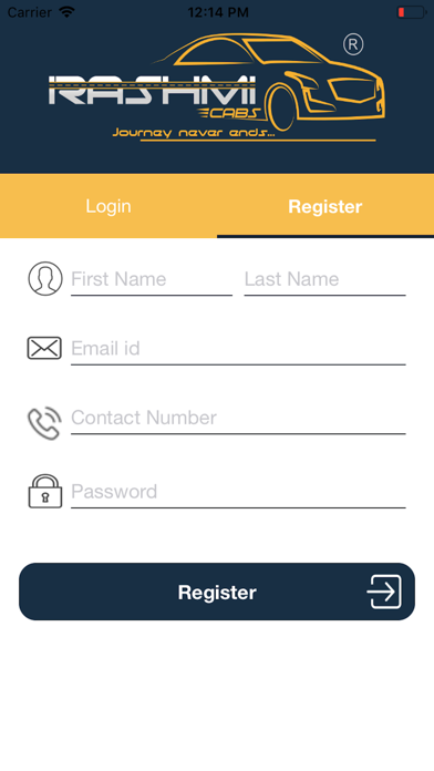 Rashmi Cabs screenshot 2