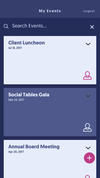 Check-In by Social Tables Screenshot