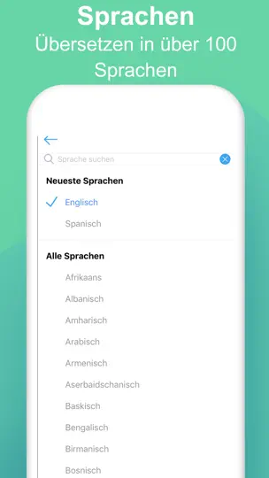 Screenshot von Übersetzer: Stimme Und Sprache auf dem iPhone 7