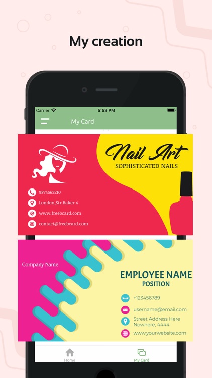 Visiting Card Designer screenshot-3