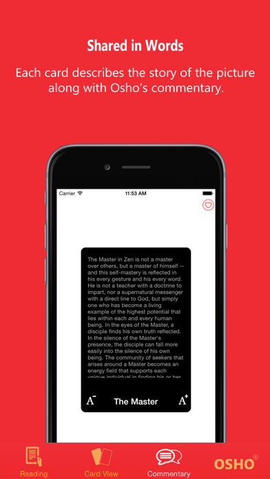 Osho Zen Tarot screenshot1