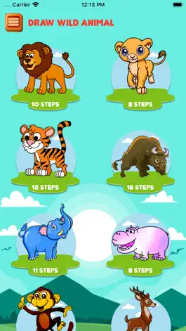 Game screenshot Draw Animals Step by Step mod apk