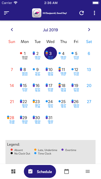 My Timesheet (Witty) Screenshot