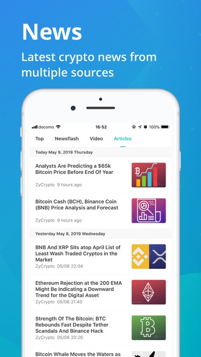 CoinView: Bitcoin Altcoin App Screenshot