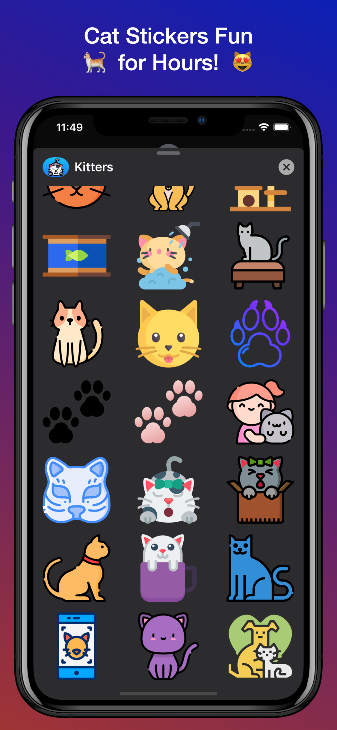 Kitters! Cat Stickers