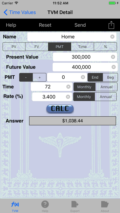 TVM: Time Value of Money Screenshot