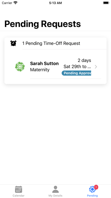 VacationTracker.com Screenshot